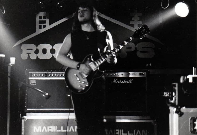 Steve Rothery: Skytops, Buffalo - 26.07.1983 - Photo by Bruce Hughes